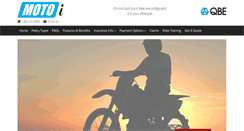 Desktop Screenshot of motorcycle-insurance.com.au